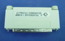 Amphenol Differential Fast Wide SCSI 68-Pin HVD Terminator. Low profile.