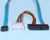 SAS-7P82-1 - Single Channel SFF-8482 29pin SAS Drive cable with 7-Pin SAS Host Connector & 4-pin power.