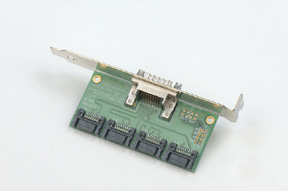 TMC SM-083 Adapter. 4X Host-IN to (4) 7pin SATA Target-OUT.