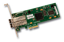 LSI Logic LSI7204EP-LC Dual-Port 4Gb/s Fibre Chanel PCI-Express Controller Card