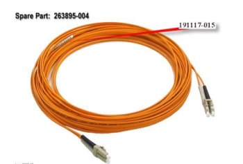 HP 191117-015 LC-LC Duplex Multimode 50/125UM SW Fibre Optic Cable. 15-Meter. 17-05030-03 AF552A