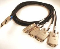 TMC C5652X4-xMT - 1x SFF-8088 MiniSAS connector to (four) SFF-8470 External 4X SAS connectors External fanout cable.