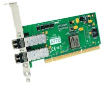 ATTO Celerity FC-42XS Dual-Channel 4Gb/s Fibre Channel PCI-X Host Adapter. Card Only.