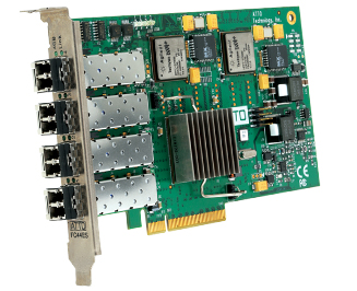 ATTO Tech Celerity FC-44ES Quad-Channel 4Gb/s Fibre Channel PCIe Host Adapter