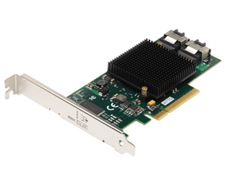 ATTO ExpressSAS H308 Low-Profile 8-Internal Port SAS SATA II PCIe Host Adapter