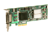 ATTO ExpressPCI UL5D-LP Low Profile Dual-Channel, Ultra320, PCIe SCSI Host Adapter. For PC & MAC. Card only.