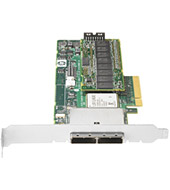 HP Smart Array E500 8-port PCIe SAS RAID controller with 2x SFF-8088 external connectors
