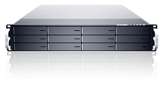 Sans Digital EliteNAS EN212W+BXE - 2U 12 Bay Windows Storage Server 2008 NAS + iSCSI Rackmount w/ Expansion
