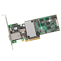 3Ware 9750-4i4e 4 Int & 4 Ext ports (1x SFF8087, 1x SFF-8088) PCI-E 6Gb/s SAS RAID Controller. Card Only.