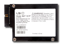 LSI00279 -LSIiBBU09 LSI BATTERY BACKUP UNIT FOR MEGARAID 9265/9285/9266/9286/9270/9271 Series Controllers w/Remote Cable