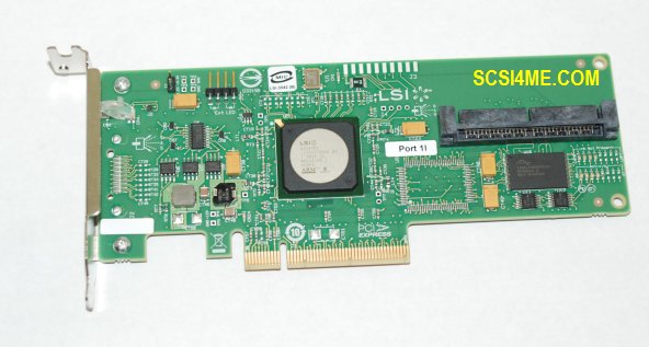 LSI SAS3042EL-HP / HP 447430-001 SC40GE 4-Port PCI-EXPRESS SAS HOST BUS ADAPTER.