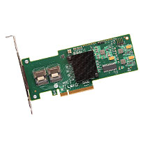 LSI00204 - LSI MegaRAID SAS 9240-8i -8-port PCI-Express 6Gb/s SATA SAS RAID controller. Kit with Cables.