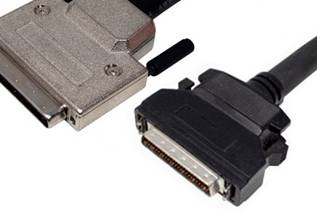 TMC C7030-6PA-AT -- VHDCI68-HD50, 6FT, w/Active High-Byte Termination External SCSI Cable