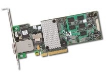 LSI MegaRAID SAS 9280-4i4e 4 internal/4 external port PCIe 6Gb/s SATA+SAS RAID Controller. Card Only.