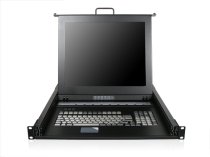 iStarUSA WL-21708 1U Rackmount 17" TFT LCD Keyboard Drawer with Built-in 8-port KVM