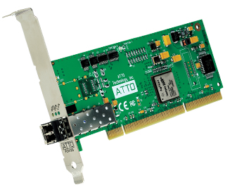 ATTO Tech Celerity FC-41XS Single-Channel 4Gb/s Fibre Channel PCI-X Host Adapter. Used