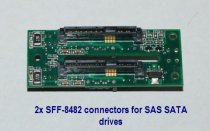 Rackable System PCA 15-00-00198-R Backplane Board for 2x 2.5" SAS SATA Drive