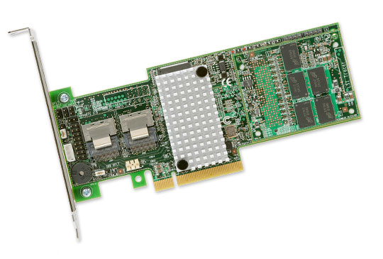 LSI00326 - LSI Megaraid 9270-8i 8-Port PCIe 3.0 6Gb/s SATA+SAS RAID Controller. Card Only.