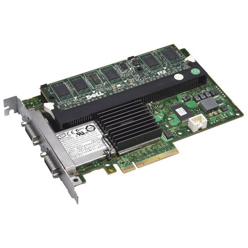 Dell PERC 6E SAS RAID Controller for External SAS Storage. Supports Dell & non-Dell Computers with x8 PCI-Express Slot.