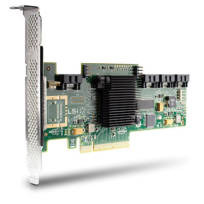 HP / LSI SAS 9212-4i PCI-Express 6Gb/s SAS PCIe 2.0 X8 Host Bus Adapter with Simple RAID Support