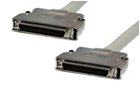 External High Density DB 50-pin to High Density DB 50-pin SCSI Cable w/ Thumbscrew-Type Connectors. 8ft Long