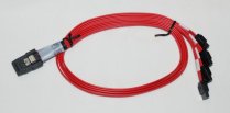 LSI 33906-00 / Molex 79576-3017 SFF-8087 to (4) 7-Pin SATA Fanout Cable. 0.5 Meter