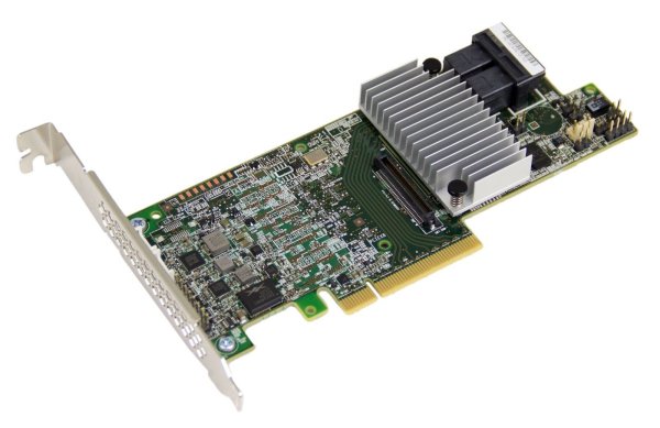 LSI MegaRAID 9361-8i SAS 8 Internal Ports RAID 0/1/5/50/6 PCI-EXP 3.0, 1G DDRIII, MD2. LSI00417. Card Only.