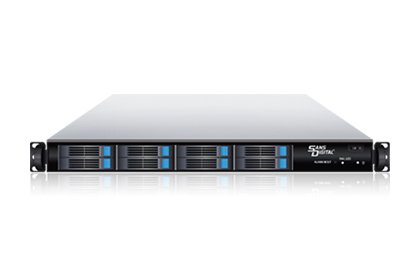 Sans Digital EliteSTOR ES108X+B - 1U 8 Bay 2.5 Rackmount SAS / SSD / SATA to 2 * mini-SAS (SFF8088) JBOD Storage