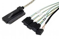 TMC I3247-xM-RA1 -- INT. R/A SAS 32(HOST) - 4x SATA (Target) (PIN 1 IN) Cable