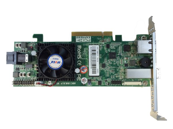 Areca ARC-1883LP 8-port PCI-Express 12Gb/s SAS RAID Controller