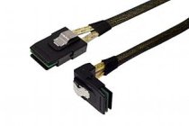 TMC I3636-1M-RA1 - Right Angle SFF-8087 to SFF-8087 Internal miniSAS Cable with Sideband