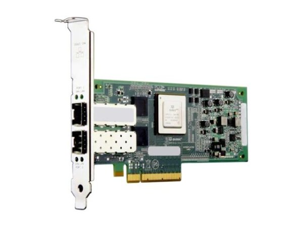 QLogic 8100 Series QLE8152 10GbE-to-PCIe Dual Port CNA With 2 x SFP Transceiver