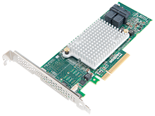 Adaptec HBA 1000-8i 8-Lane PCIe Gen3 Low-Profile, MD2 SATA / SAS 12 Gb/s Host Bus Adapter 2288300-R
