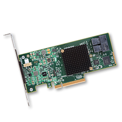 LSI H3-25461-02H SAS 9311-8i 12Gb/s SAS 8-Port PCIe 3.0 HBA Card with Integrated RAID. Card Only.