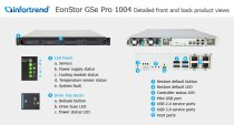Infortrend GSe Pro 1000 Rackmount Models - GSe Pro 1000 1U/4bay GSEP100400RPC-8T, 4 x 8TB HDD (32TB RAW)