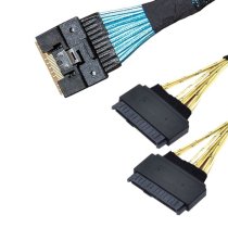 TMC I7031X2-xM-1 Internal SFF-8654 SlimSAS 8i to 2x SFF-8639 U.2 Cable