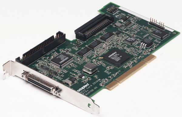 Adaptec 29160N SCSI-2, Ultra160 SCSI Card. 32bit PCI. High Density HD 50-pin external connector.