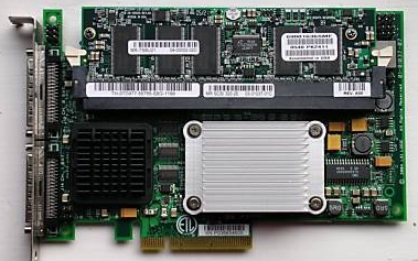 Dell PERC 4e/DC Dual-channel PCI-Express Ultra320 SCSI RAID storage adapter with 128MB & BBU